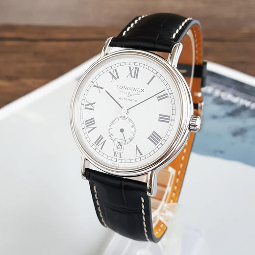 【95新】LONGINES 浪琴瑰丽系列L4.805.4.11.2自动机械机芯38.5MM（男款）160925NJM04 商品图1