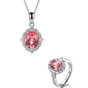 高级定制培育粉蓝帕帕拉恰宝石系列【印象莲花系列】