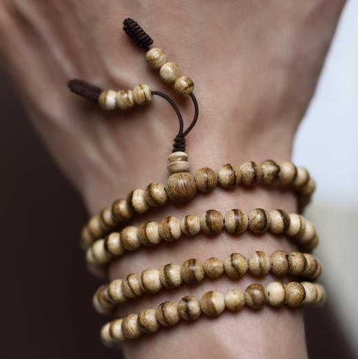 【青山特惠】6mm 108颗正区达拉干沉香手串，约10g  c1509 商品图6