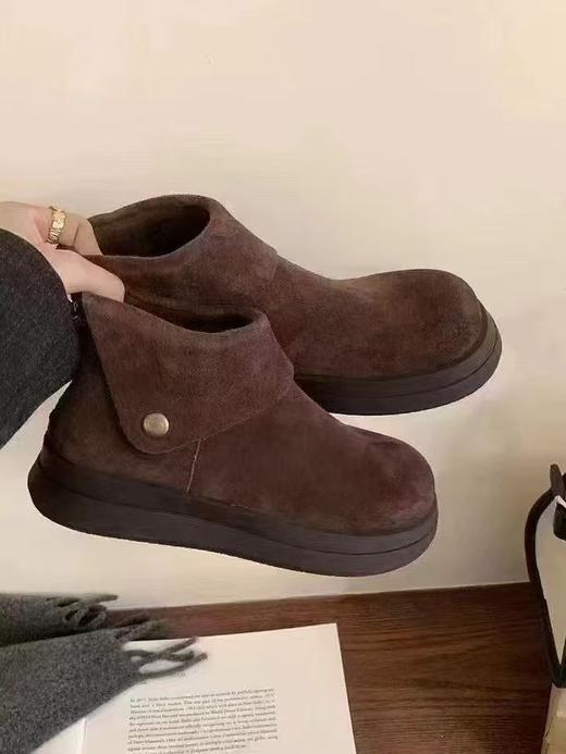 【GZ】无忧购“清仓福利”加绒软底平底保暖靴子（截单后3-5天发货） 商品图5