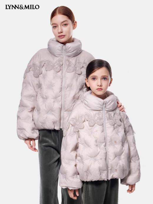 【春上新】8楼LYNN&MILO 琳麦罗 2025秋冬新款绣花短款面包羽绒服 商品图1