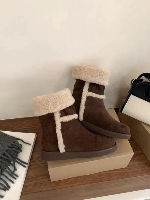 【GZ】无忧购“清仓福利”加绒软底平底保暖靴子（截单后3-5天发货） 商品图2