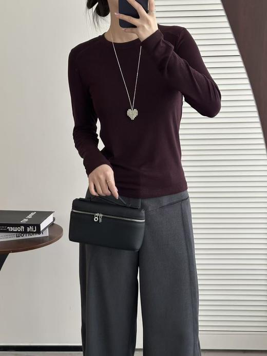 美洋同款199元醋酸+天丝穿出千元质感软糯亲肤打底T衫 商品图10