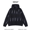 SDSA男士秋冬新款痞帅男装韩版撞色印花连帽卫衣宽松百搭套头上衣 商品缩略图0