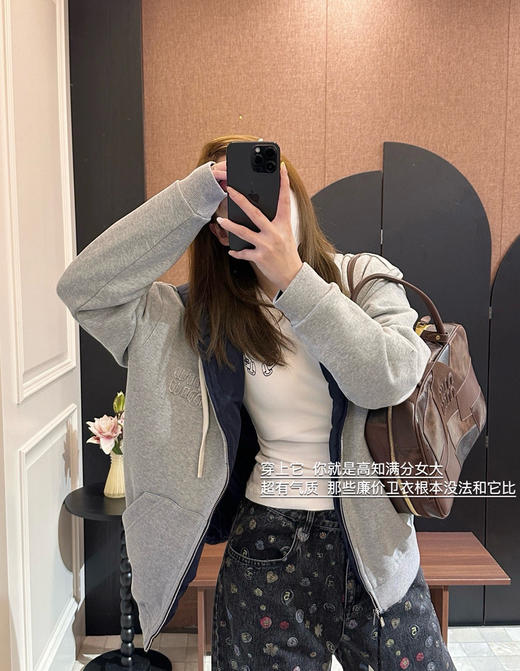 𝐦𝐢𝐮双面穿情侣外套卫衣926 商品图5