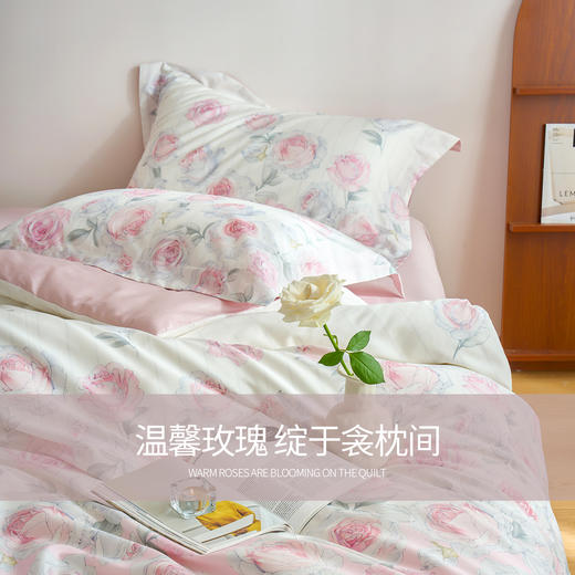 【云粉节】10楼 安睡宝 长绒棉印花双人四件套-半夏/瑞恩 吊牌价2799元 活动价899元 商品图2