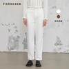 Famecoco范可儿时尚百搭棉质织带刺绣直筒休闲长裤FAB6GA016 商品缩略图0