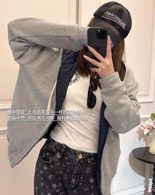 𝐦𝐢𝐮双面穿情侣外套卫衣926 商品图1