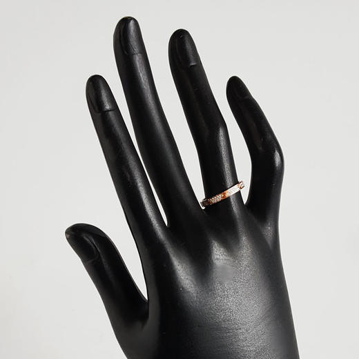 【98新】Cartier卡地亚LOVE系列B421815218K玫瑰金双排钻窄版满天星LOVE戒指210925TJ36 现售价：24000 商品图7