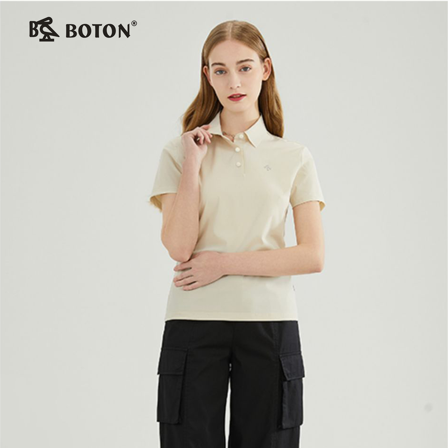 【吸湿速干】波顿春夏女士运动短袖POLO高端休闲户外LT232223