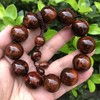 【青山特惠】2.0*12颗 沉水海南黄花梨紫油梨褶皱满水波老料手串 h105 商品缩略图5