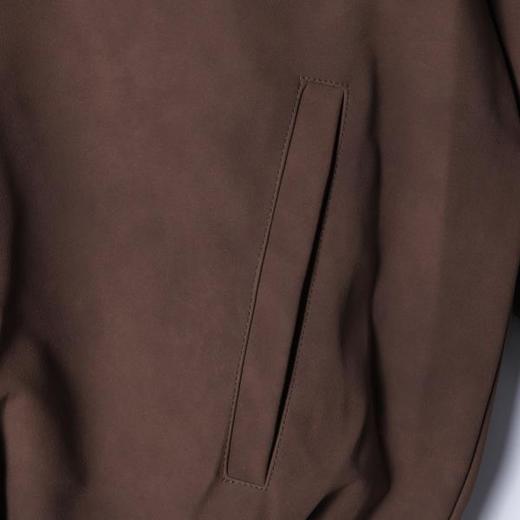 258210SDSA秋冬新款痞帅男装扎染褶皱拼接翻领连帽假两件夹克外套百搭 商品图2