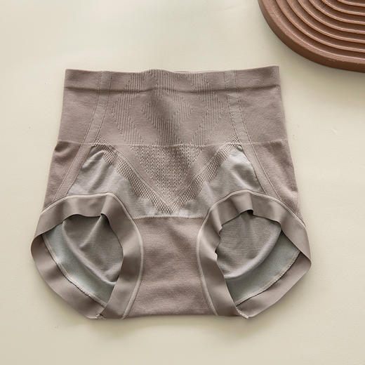 【100A抗菌黑科技✨】蜜桃臀神器🍑美宅高腰收腹内裤 钻石腰线塑身 ，高腰收腹+提臀塑形，桑蚕丝呵护你的每一天，100A抗菌桑蚕丝底裆大码三角内裤女 商品图9