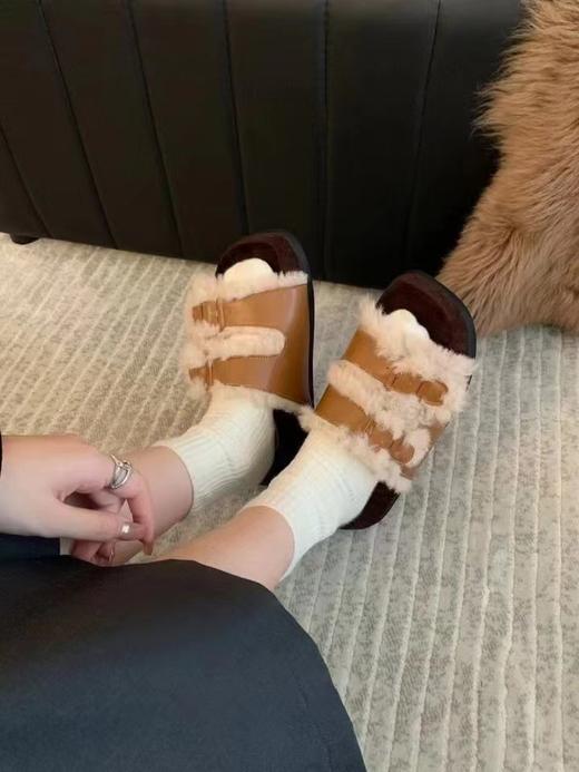 【GZ】无忧购“清仓福利”时尚软底毛毛勃肯鞋一脚蹬拖鞋（截单后3-5天发货） 商品图11