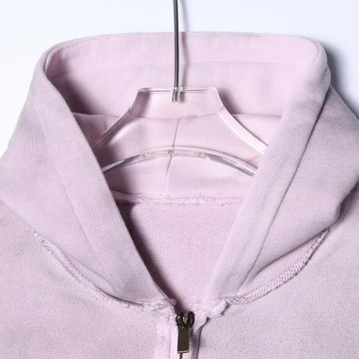 Y002SDSA秋冬新款痞帅男装美式渐变字母印花磨边拉链连帽卫衣百搭宽松 商品图2