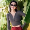 爱暇步瑜伽服女士上衣2025新款高颜值运动健身小个子瑜伽上衣长袖 商品缩略图2