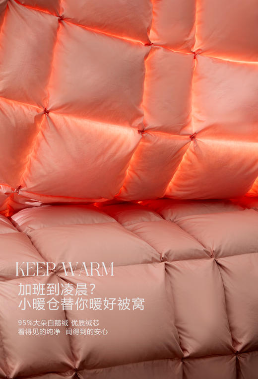 自然醒小暖仓白鹅绒冬被LB 商品图2