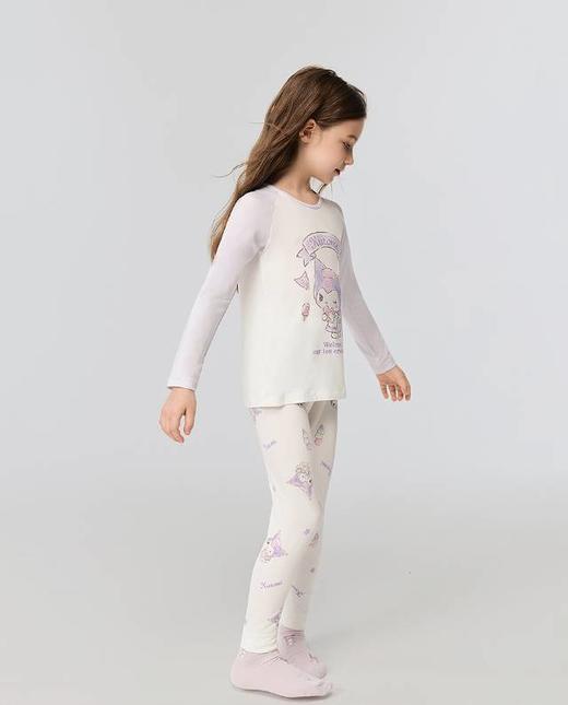 【春上新】8楼爱慕儿童Aimer Kids女孩2件装-奶皮酷洛米冰淇淋保暖套装AK174J751，吊牌价599元 商品图5