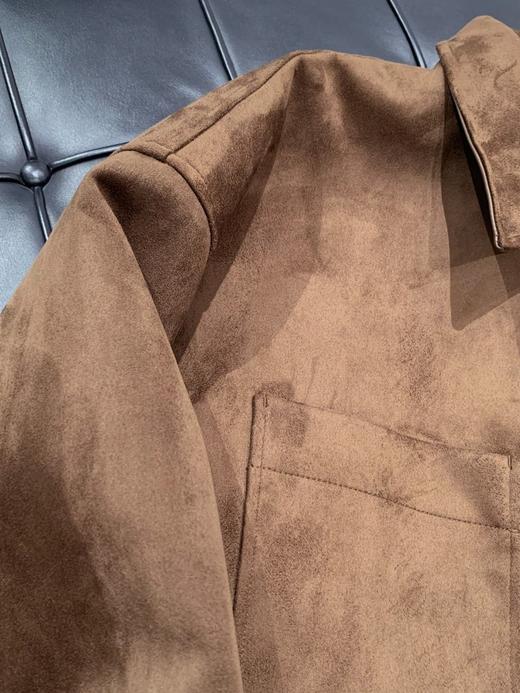 【高品质私服】【FB焦糖棕仿麂皮绒短款夹克】周二（10.14）上午10点开始 亲肤内侧顺滑舒爽，绒面外侧细腻柔和，G1554-CC【无标出货 介意慎拍】 商品图14