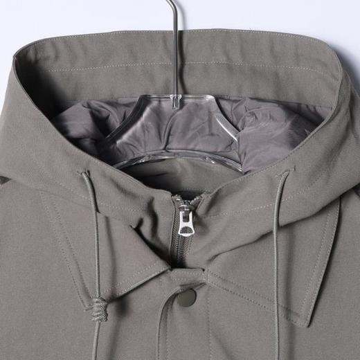 89611SDSA秋冬新款痞帅男装美式纯色翻领连帽假两件夹克外套百搭宽松 商品图2