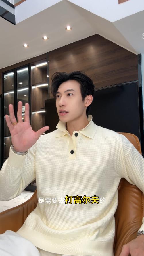 SDSA男士秋冬新款痞帅男装韩版纯色双层polo领针织衫百搭套头毛衣 商品图0