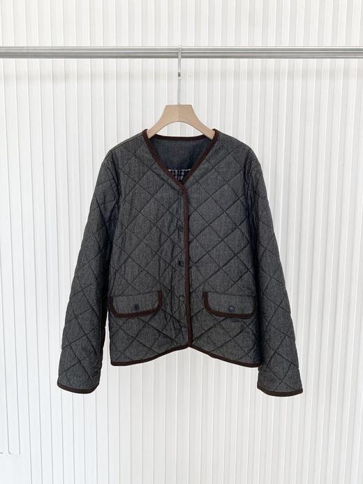 【高品质私服】【IC菱形格棉弹牛仔短款棉服】穿着舒适，耐穿不易变形，羊绒般的亲肤触感G1566-CC【无标出货 介意慎拍】 商品图10