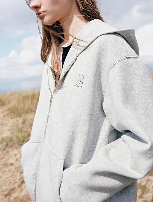 正品MOCO小宽松连帽外套里外棉卫衣外套 商品图2