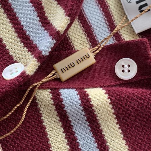 miu家条纹长袖针织柔软亲肤百搭显瘦 商品图13