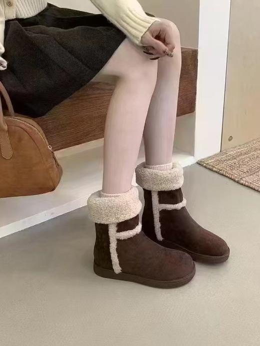 【GZ】无忧购“清仓福利”加绒软底平底保暖靴子（截单后3-5天发货） 商品图3