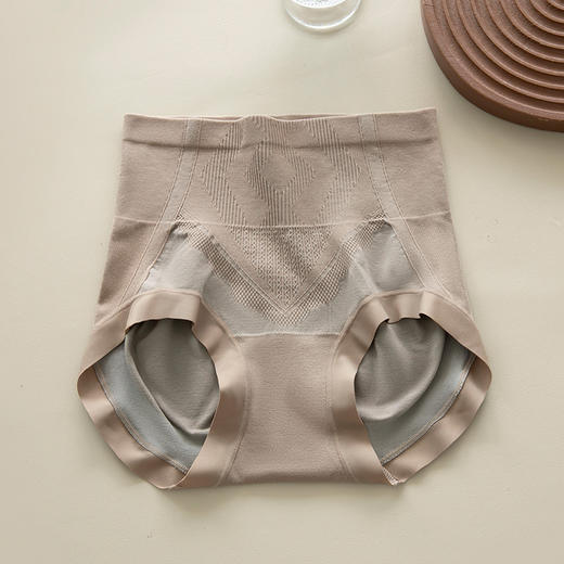 【100A抗菌黑科技✨】蜜桃臀神器🍑美宅高腰收腹内裤 钻石腰线塑身 ，高腰收腹+提臀塑形，桑蚕丝呵护你的每一天，100A抗菌桑蚕丝底裆大码三角内裤女 商品图8