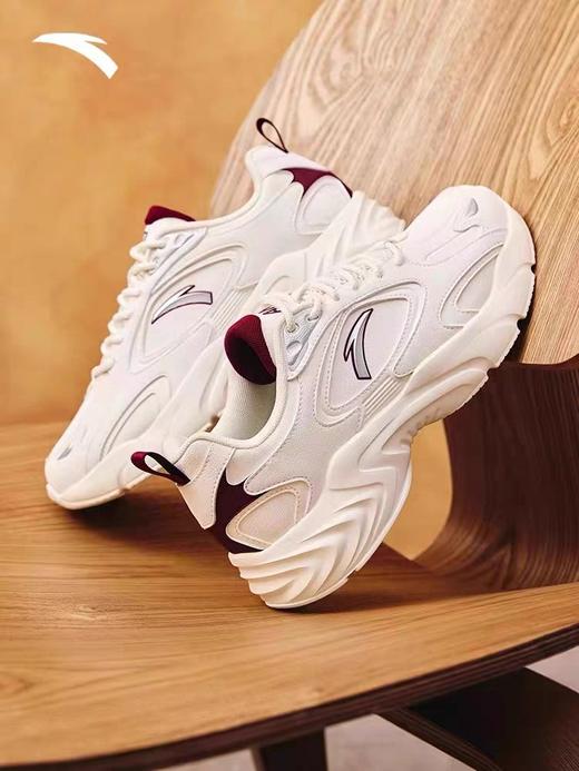 XY/安踏白色休闲男款老爹鞋秋季厚底减震男士运动鞋子112438813--1 商品图1