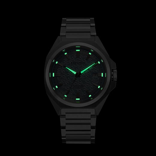 西铁城/CITIZEN机械防磁Series 8系列不锈钢冰蓝色男表NB6051-59L 商品图8