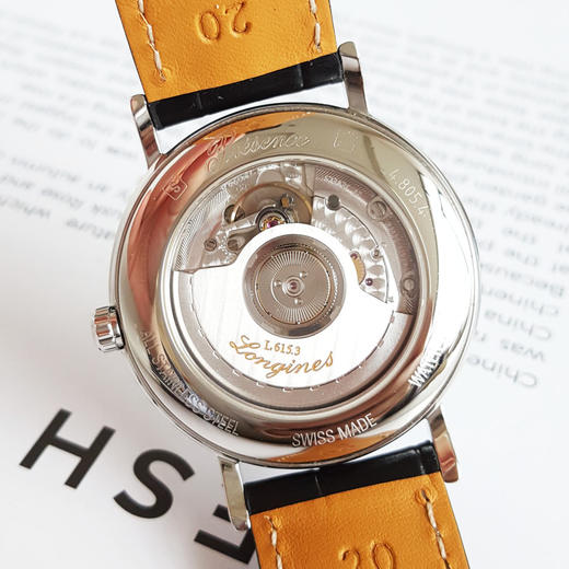 【95新】LONGINES 浪琴瑰丽系列L4.805.4.11.2自动机械机芯38.5MM（男款）160925NJM04 商品图6