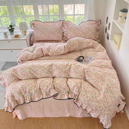 【清仓69元起】韩版公主风加厚全棉花边单被套【不支持退换货】 商品图4