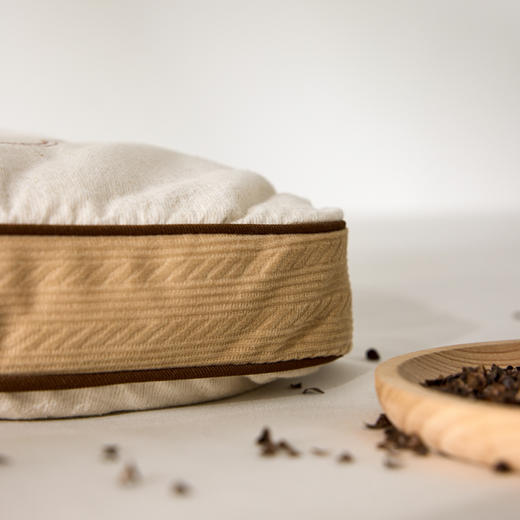 【品牌直发】加倍生活 禾绣立体棉麻荞麦枕 40*60cm 棉麻绣花草本荞麦枕头 中式亚麻刺绣荞麦壳枕头枕芯 商品图4