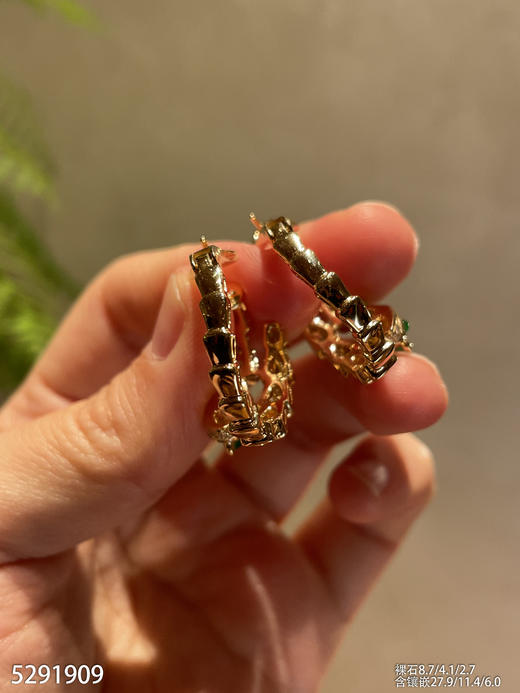 5291909，蛇耳钉。具体价格微信咨询 商品图7