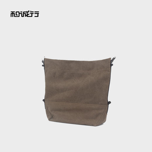 和诚行2025秋季新款时尚休闲帆布轻便斜挎通勤风单肩包3920045 商品图1