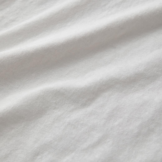 ROMI STUDIO100%长绒棉雪花平纹 宽松字母印花短袖T恤RWCAS66536 商品图4