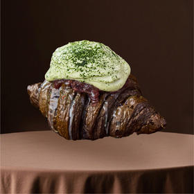 【臻选】抹茶红豆脏脏牛角