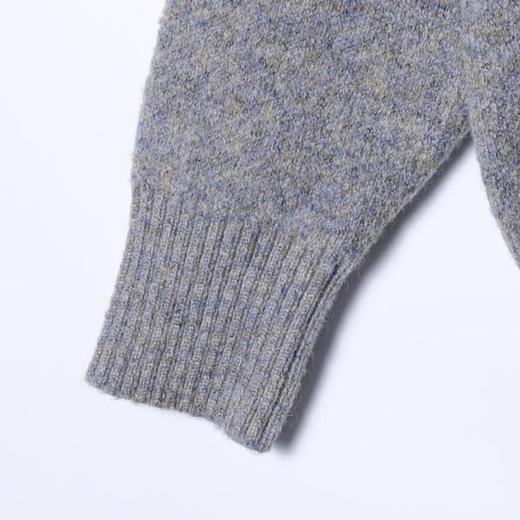 5933SDSA秋冬新款痞帅男装潮牌扎染拉链连帽毛衣外套百搭简约针织衫 商品图4