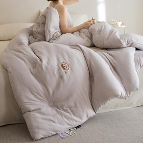 自然醒超柔双层纱新疆棉花被被子被芯LFS