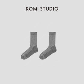 ROMI STUDIO“美式百搭”进口COOLMAX纤维快干中筒袜 RWCWP33656