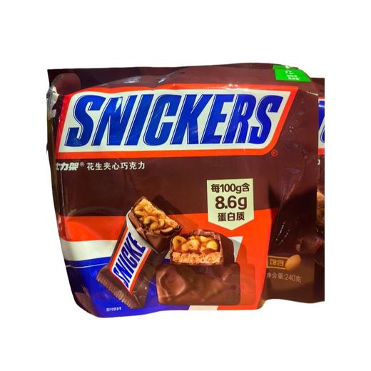 士力架花生夹心巧克力240g/袋 商品图0