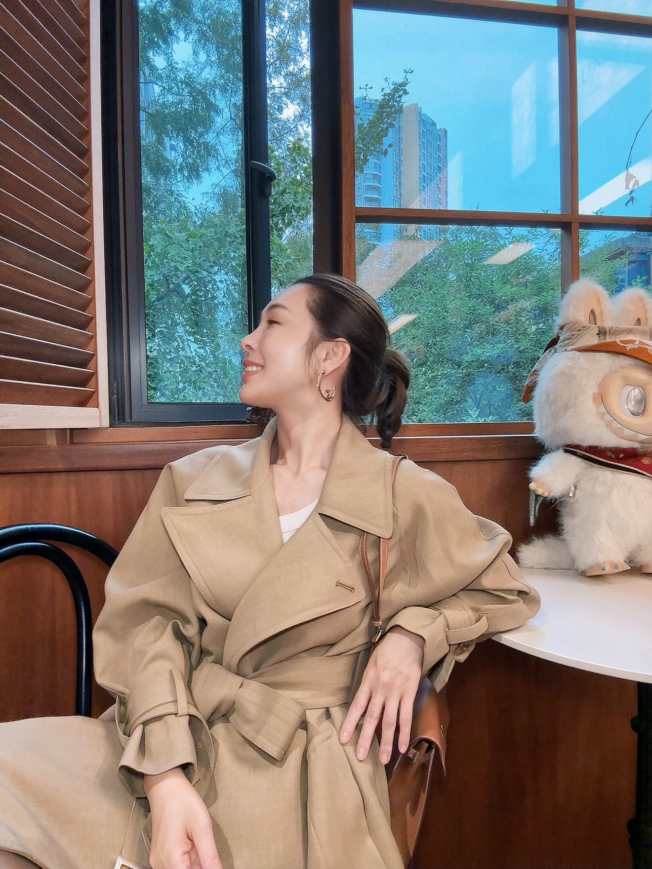 PIAN AI冷小姐#高订款气质咖色风衣