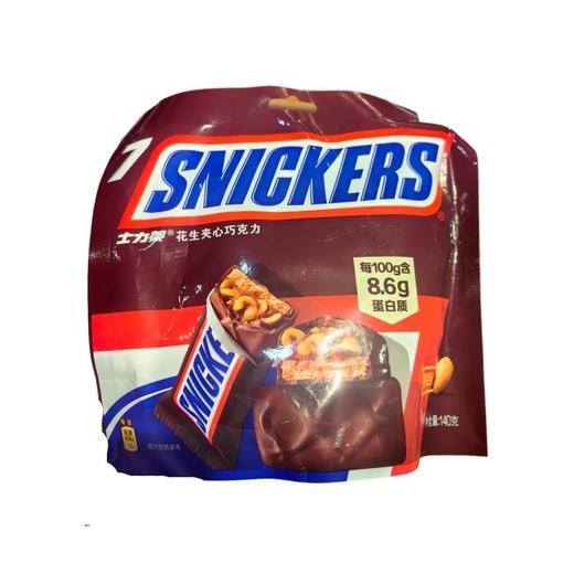 士力架花生夹心巧克力140g/袋 商品图0