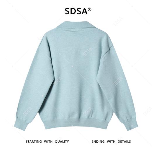 M3322SDSA男士秋冬新款痞帅男装潮牌纯色海鸥领针织衫百搭时尚套头毛衣 商品图5