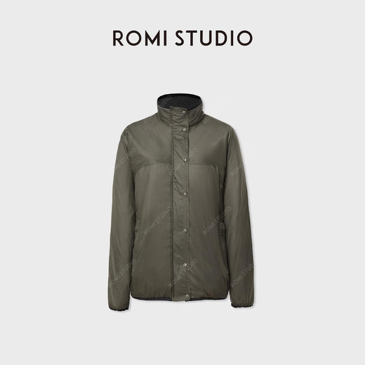 ROMI STUDIO"率性自我"轻盈不压身双面夹克立领外套RWCAWD5640 商品图0
