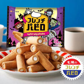 日本七尾奶油夹心饼干卷231g