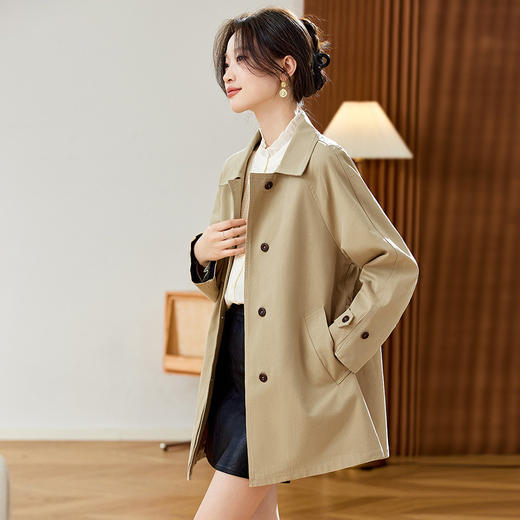 CC JDS3020风衣中长款休闲宽松外套 商品图0