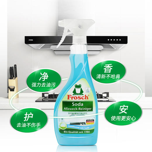 德国进口Frosch苏打厨房重油污清洁喷剂500ml 商品图1